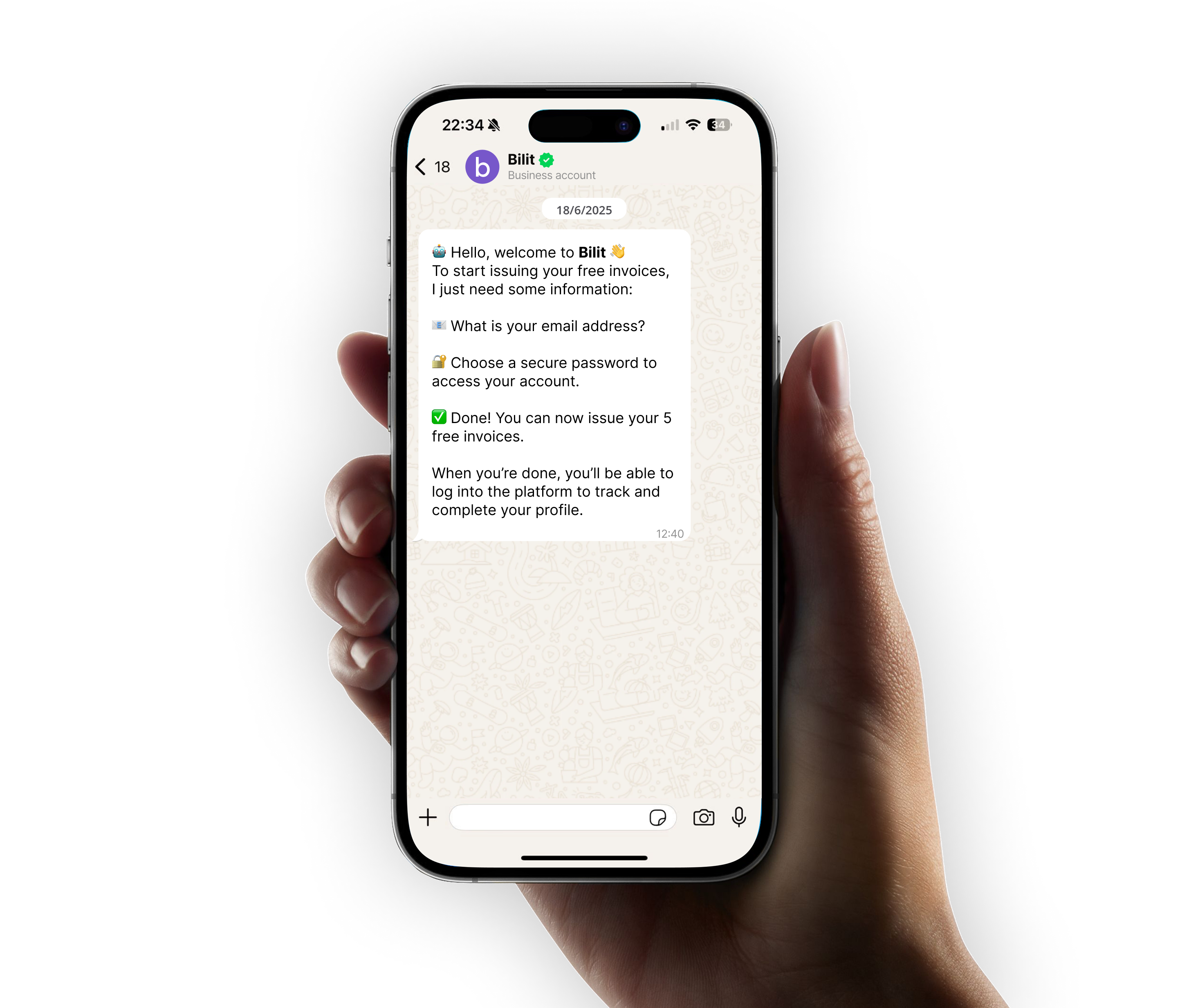 Tributin WhatsApp Interface